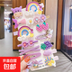 Children's Internet Celebrity Cartoon Hairpins Korean Princess Hairpins Girls Little Girls Broken Hair BB Hairpins Cute Baby Hair Accessories TS122-06 Purple Rainbow Hairpins 14-piece Set