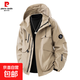 American trendy brand jacket men's 2025 spring and autumn work jacket men's casual khaki 2XL