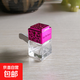 Car air outlet perfume bottle car ornaments air conditioner aromatherapy empty bottle clip car interior accessories creative car accessories rose red lid (air outlet empty bottle)