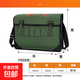 Non-fading canvas bag tool bag, thickened, wear-resistant and repairable, multifunctional power bag storage bag, tool bag crossbody bag, silicone power large size, length 45, height 32, width 12 cm