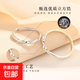 Three Lives Three Worlds Couple Rings Niche Design Couple Rings Pair of Birthday and Valentine's Day Gifts Women's Model with Diamonds Opening Adjustable