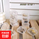 Acrylic transparent anti-oxidation jewelry storage box artifact women's necklace earrings earrings earrings ring jewelry box jewelry storage box 2 packs