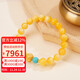 Potala Palace's unique pure gold beeswax bracelet, Bai Yi's father's eight-edge bead turquoise bracelet, men's and women's birthday gift for the year of birth