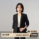Lady Bird black formal suit for women professional small man interview wear public examination high-end suit jacket