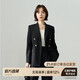 Lady Bird professional suit suit for women, high-end formal wear, small work clothes, interview small suit jacket, TZ55 black suit, spring and autumn style, L suitable for 105-113 Jin Jin equals 0.5 kg, can be worn