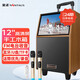 Jinzheng square dance audio with display screen outdoor audio karaoke all-in-one machine trolley speaker mobile Bluetooth home KTV audio karaoke machine large volume 21# Bluetooth wooden trolley flagship version + dual microphones standard without U disk without bracket