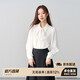 Lady Bird white shirt women's professional formal top teaching staff interview suit with commuting wear chiffon shirt