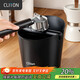 CLITON coffee grounds bucket household Italian coffee machine waste powder residue thickened knocking slag bucket storage slag box mini plastic slag bucket
