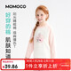 Mamie Maka (MOMOCO) children's clothing girls long-sleeved T-shirt 2026 spring style medium and large children sweet and fashionable T-shirt off-white 006 90