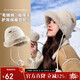 Zhenxiang hat women's autumn and winter fur ball warm basin hat versatile plus velvet ear protection fashionable cold-proof plush hat showing face small P674