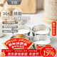 Xuechu 304 stainless steel bowl small scale cooking bowl food grade kitchen egg bowl baking bowl salad bowl