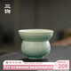 Sanwu Qingying Kiln Tea Leaking Tea Filter Filter Dehua Ceramic Tea Set Parts All-Porcelain One-piece Tea Filter Qingying Tea Filter