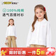 Snoopy children's clothing girls' shirt spring and autumn 2026 new children's doll collar lace shirt girls French versatile top white 160 recommended height 151-160cm