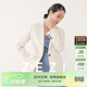 ZEZI linen wool blazer women's spring and autumn new one-button white suit light luxury high-end commuting slim ivory white M