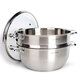 LOCK&LOCK 28CM two-layer steamer set 304 stainless steel LCM2287SW-2