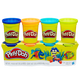 [70% nuevo] Hasbro (Hasbro) Colorido Mud Plasthine New Edition Bold Model 4 Colors (448g) Toyos hechos a mano de bricolaje para niños y niñas Juguetes para niños Suplemento de producción de harina de trigo natural B6509
