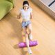 Jieyinfei foam roller, muscle relaxation massage roller, fitness training Pilates yoga column foam roller, pink and purple small floating point 45cm, free fascia ball