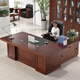Yusong (YUSONG) Beijing Office Furniture Paint Executive Desk Boss Desk Executive Desk Supervisor Desk Manager Desk President's Desk 2.0 meters with wood veneer, main table + deputy table + small cabinet)