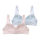 Bailing Baili 2-piece girl underwear thin style without steel rings middle school girl bra junior high school high school vest bra 81003 91102 pink + blue 85B