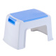 Haoer stool household small bench living room bedroom balcony plastic stool creative foot low stool with handle small blue