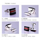 
KFLK Men's Cufflinks French Cuff Stud Shirt Crystal Sleeve Stud High-end Birthday Gift Shirt Buttons Cuff Links Lettering Custom Gift Box Hardcover Red