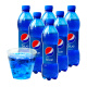 Bali original imported Pepsi blue blue cola internet celebrity cola soda drink 450ml*6 bottles