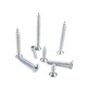 
Jishuo[M3/M4/M5]GB846 countersunk head self-tapping screw series galvanized cross flat head self-tapping M3*6[200 pieces]