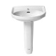 TOTO basin column type ceramic basin faucet set LWN220FRB/LWN251CB+TLS04301B