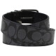 COACH belt men's belt wide version double-sided dual-use can be cut to 3.6cm wide F64839 black CQBK