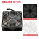 DELIXI ELECTRIC axial flow fan 220v industrial cabinet cooling fan 12038 distribution cabinet cooling fan exhaust fan 120*120*38 220V oil-containing