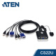 ATEN Hongzheng CS22U multi-computer KVM switch 2-port USB keyboard and mouse sharer 2 in 1 out VGA splitter multi-function keyboard and mouse external switching button HD resolution industrial