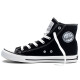 Hui Li Official Classic Canvas Shoes for Men and Women, Versatile Medium and High Top Shoes for Men and Couples, Sports Shoes for Female Students, Classic Black-473 42