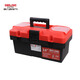 Delixi Electric Plastic Tool Box Empty Box Tool Bag Portable Household Large Hardware Multifunctional Repair Tool Plastic Tool Box 14 Inch