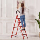 Double Xinda ladder household herringbone ladder folding five-step household ladder LD-11 widened anti-slip pedal