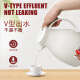 Jiabai thermos kettle glass liner thermos thermos kettle fashionable home office thermos coffee pot white 1L