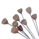 Youyi dried flowers extra large plump metal flower pole with seeds dried lotus lotus dried flowers decoration living room floor small lotus 3 pieces price