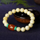 Eugenie Baltic Sea White Nectar Bracelet Unoptimized Full Honey Round Beads Beeswax Amber Women's Single Circle Bracelet South Red Bucket Beads Now Weared and Made