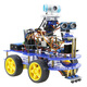 Makerobo STM32 Smart Car Robot Kit 4WD Allrad-Programmierungsprogrammierung DIY-Entwicklungswettbewerb Tracking Hindernisvermeidung Fernbedienung Bluetooth Control/W B-Paket