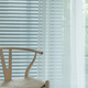 Kanazi is light-transmitting and impermeable to people. Modern balcony screen curtains are hazy and light-transmitting. Living room white gauze semi-shading dust-proof, mosquito-proof and sun-proof. Width 2.7 meters * height 2.6 meters. Hook type one piece.