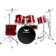 Bullfighter drum set for adults and children professional jazz drum 7 drums 3 cymbals 4 cymbals percussion instrument burgundy 7 drums 4 cymbals