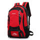 Mengfanke (mengfanke) Mengfanke large capacity outdoor mountaineering bag travel sports backpack men and women fashion travel trend bag leisure bag red