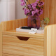 Shidai Home Bedside Table Bedroom Bedside Cabinet Storage Cabinet Creative Storage Cabinet File Cabinet Niamey Walnut Color