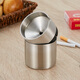 B&y 304 stainless steel ashtray, heightened and thickened ashtray, windproof car cigarette cup, thick material fashionable bar ashtray, 255 single, 304 single and heightened