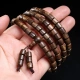Yueyin Baichuan agarwood bead bracelet for men and women 108 multi-circle agarwood Buddha beads bracelet barrel beads about 6*6mm
