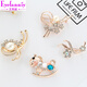 Eyefanniy trend brooch coat pin cardigan sweater corsage women versatile scarf shawl pin large pin dragonfly accessories 16# musical note brooch