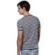 KOOL Men's Fresh Striped T-Shirt Black and White L 122013002023