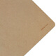 Clip de carte d'écriture de Deli A4 Clip de fichier multifonctionnel Clip métallique Clip puissant Clip Clip Écriture Pad Poetry Récitation Pad Informations Étudiant Informations Clip de stockage [Brown] Style de journal épaissis + crochet 9226