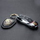 
CHUANGXUN Porsche Automotive Modified Cayenne Key Cover 911 Caman Macan McLaren Palamela 718 buckle White buckle + pearlescent white left and right shell (excluding middle frame).