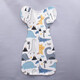 Junqin Baby Baby Anti-Shocking Pure Cotton Sleeping Bag Four Seasons Newborn Baby Swagging Baby Autumn and Winter Surrender Sleeping Bag Anti-Kicking Quilt Baby Supplies Tropical Dinosaur Large Size