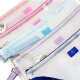 Bolsa de archivos engrosado de la cuadrícula transparente DOMI Impresionante y resistente al desgaste de la oficina e información del hogar Free Free Free Free Smooth Stationery Papetery Bolsa Durable Bottom 655/653 A5 Light-No-No Many